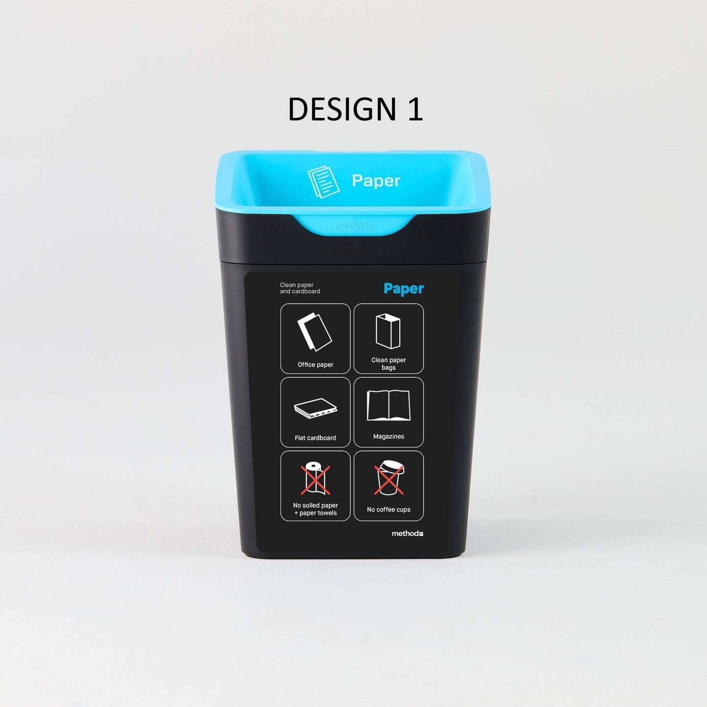 Bin Label - Blue Paper (for 20L Method bin)