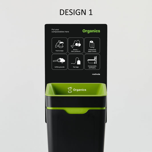 Vertical Sign - Green Organics (for 60L Method bin)