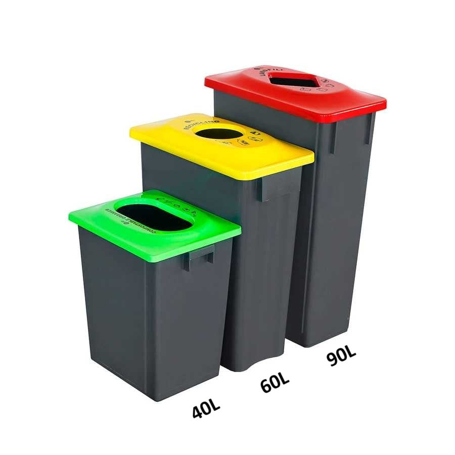 MultiSort Recycling Bin 90L | White 10c Refundables