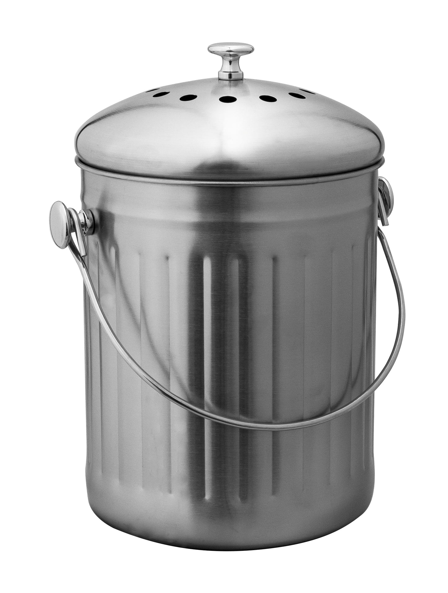Stainless Steel Compost Caddy Bin 5L | Steel