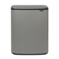 Brabantia Kitchen Touch Bin 60L | Mineral Concrete Grey
