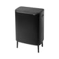 Brabantia Kitchen Touch Bin HI 2 x 30L | Matt Black