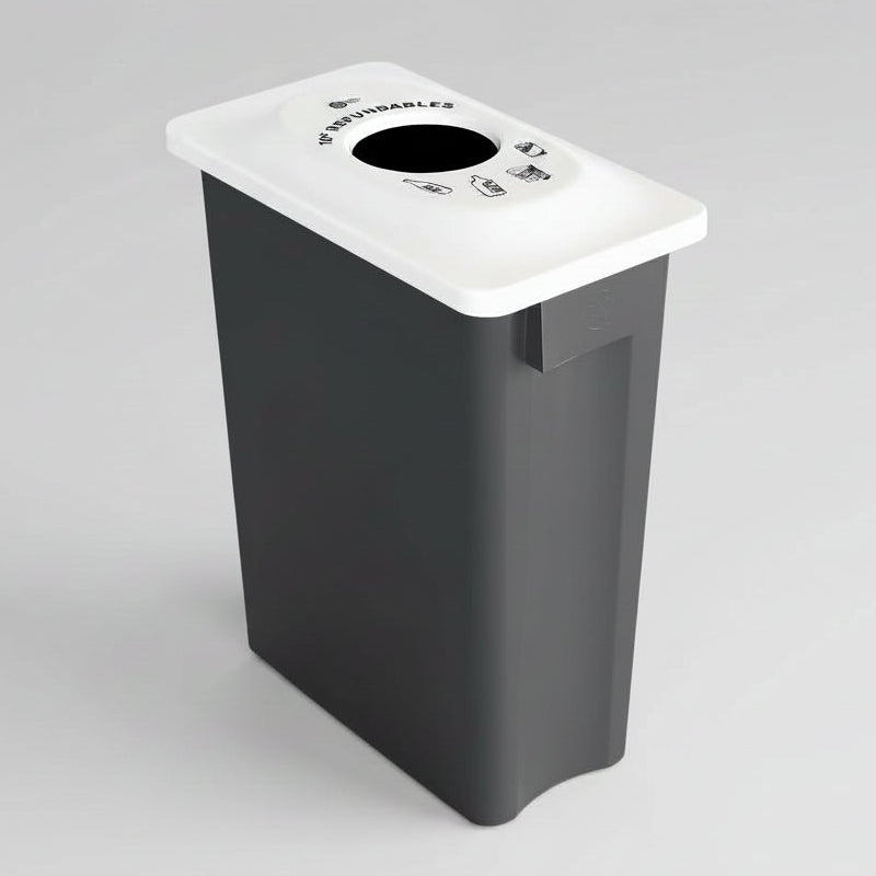 MultiSort Recycling Bin 60L | White 10c Refundables