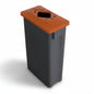 MultiSort Recycling Bin 90L | Brown Dry Waste