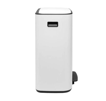 Brabantia Kitchen Pedal Bin 2 x 30L | White