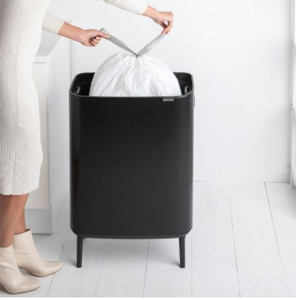 Brabantia Kitchen Touch Bin HI 60L | Matt Black