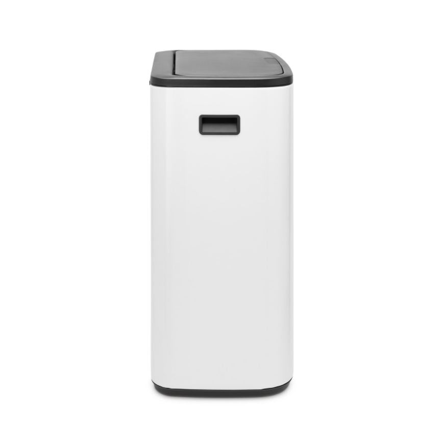 Brabantia Kitchen Touch Bin 2 x 30L | White