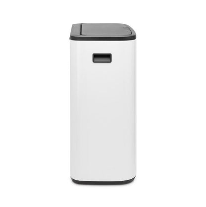 Brabantia Kitchen Touch Bin 2 x 30L | White