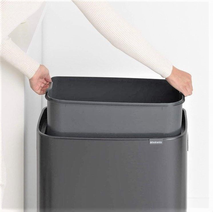Brabantia Kitchen Pedal Bin 60L | Matt Black