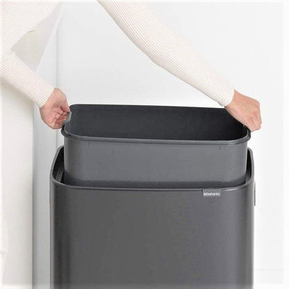 Brabantia Kitchen Pedal Bin 60L | Matt Black