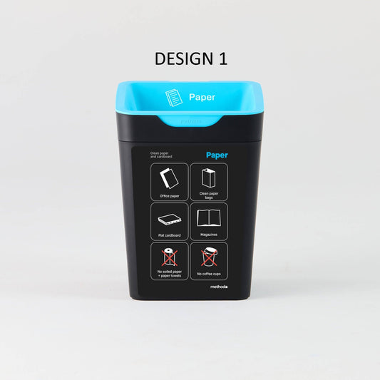 Bin Label - Blue Paper (for 20L Method bin)