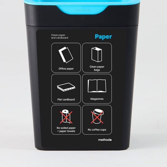 Bin Label - Blue Paper (for 20L Method bin)