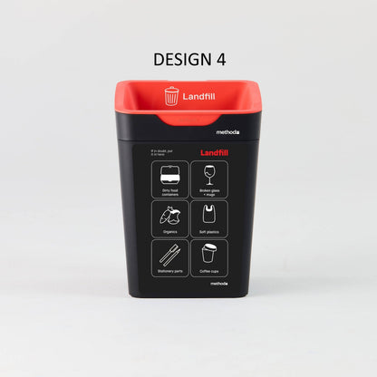 Bin Label - Red Landfill (for 20L Method bin)