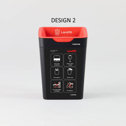 Bin Label - Red Landfill (for 20L Method bin)