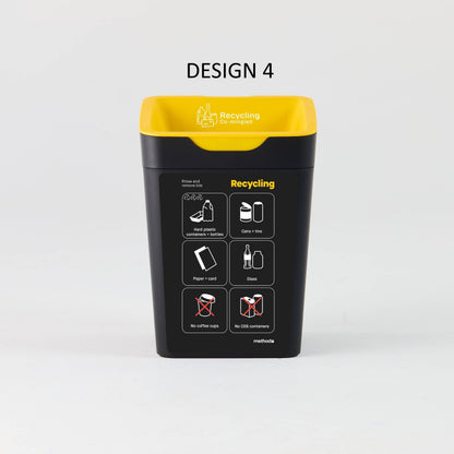 Bin Label - Yellow Co-Mingled Recycling (for 20L Method bin)