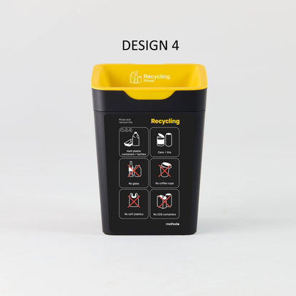 Bin Label - Yellow Mixed Recycling (for 20L Method bin)