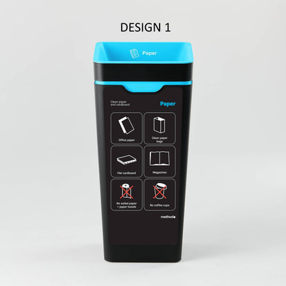 Bin Label - Blue Paper (for 60L Method bin)