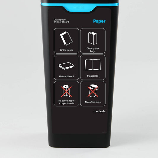 Bin Label - Blue Paper (for 60L Method bin)
