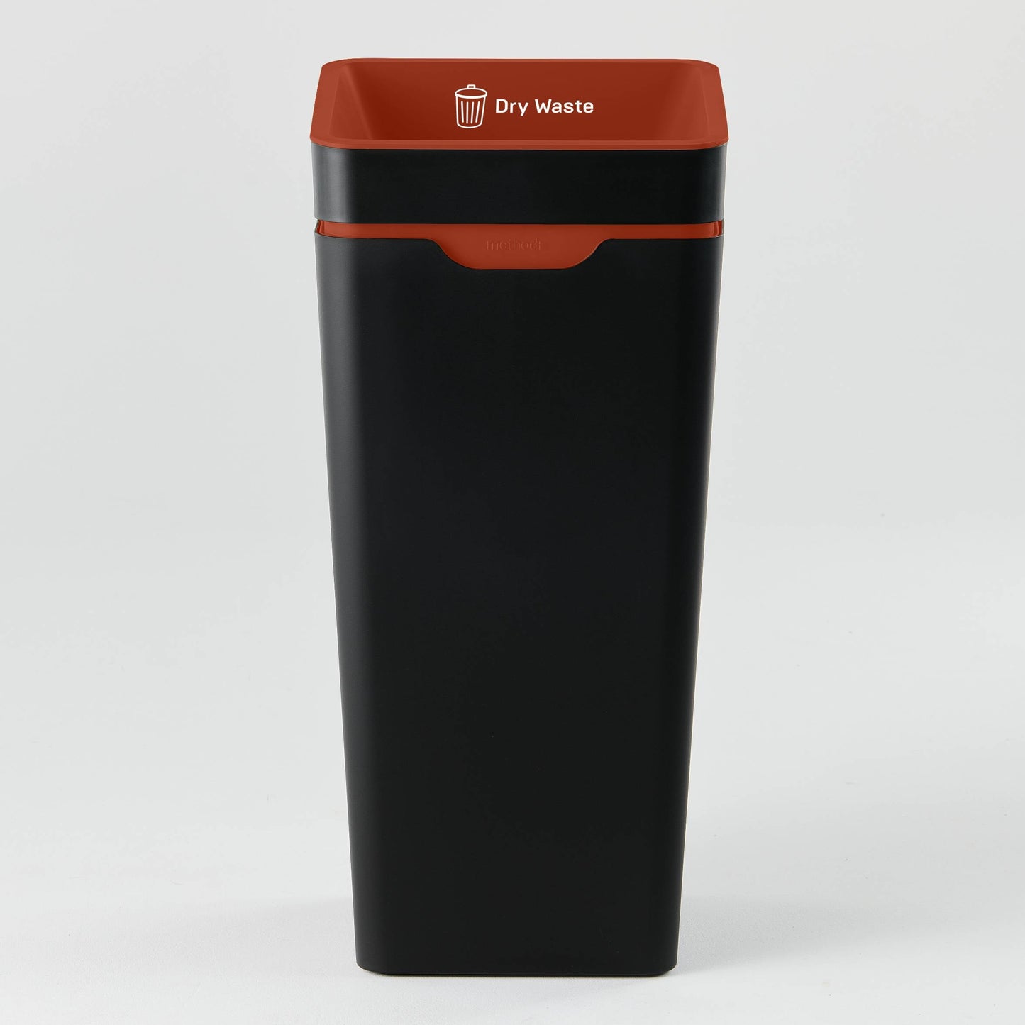Method Office Recycling Bin Open Lid 60L | Brown Dry Waste