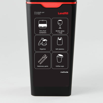 Bin Label - Red Landfill (for 60L Method bin)