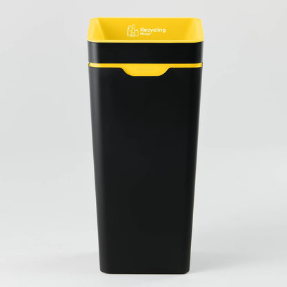 Method Office Recycling Bin Open Lid 60L | Yellow Mixed Recycling