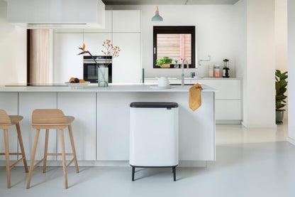 Brabantia Kitchen Touch Bin HI 2 x 30L | White