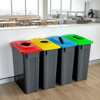MultiSort Recycling Bin 60L | Yellow Recycling