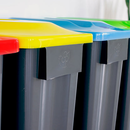 MultiSort Recycling Bin 90L | Blue Paper