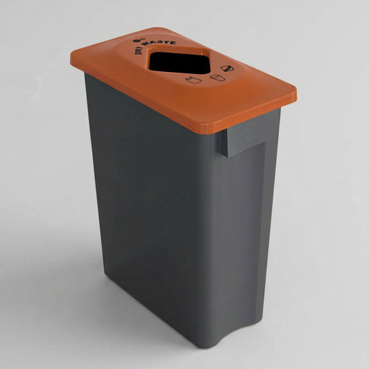 MultiSort Recycling Bin 60L | Brown Dry Waste