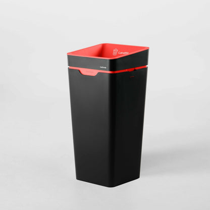 Method Office Recycling Bin Open Lid 60L | Red Landfill