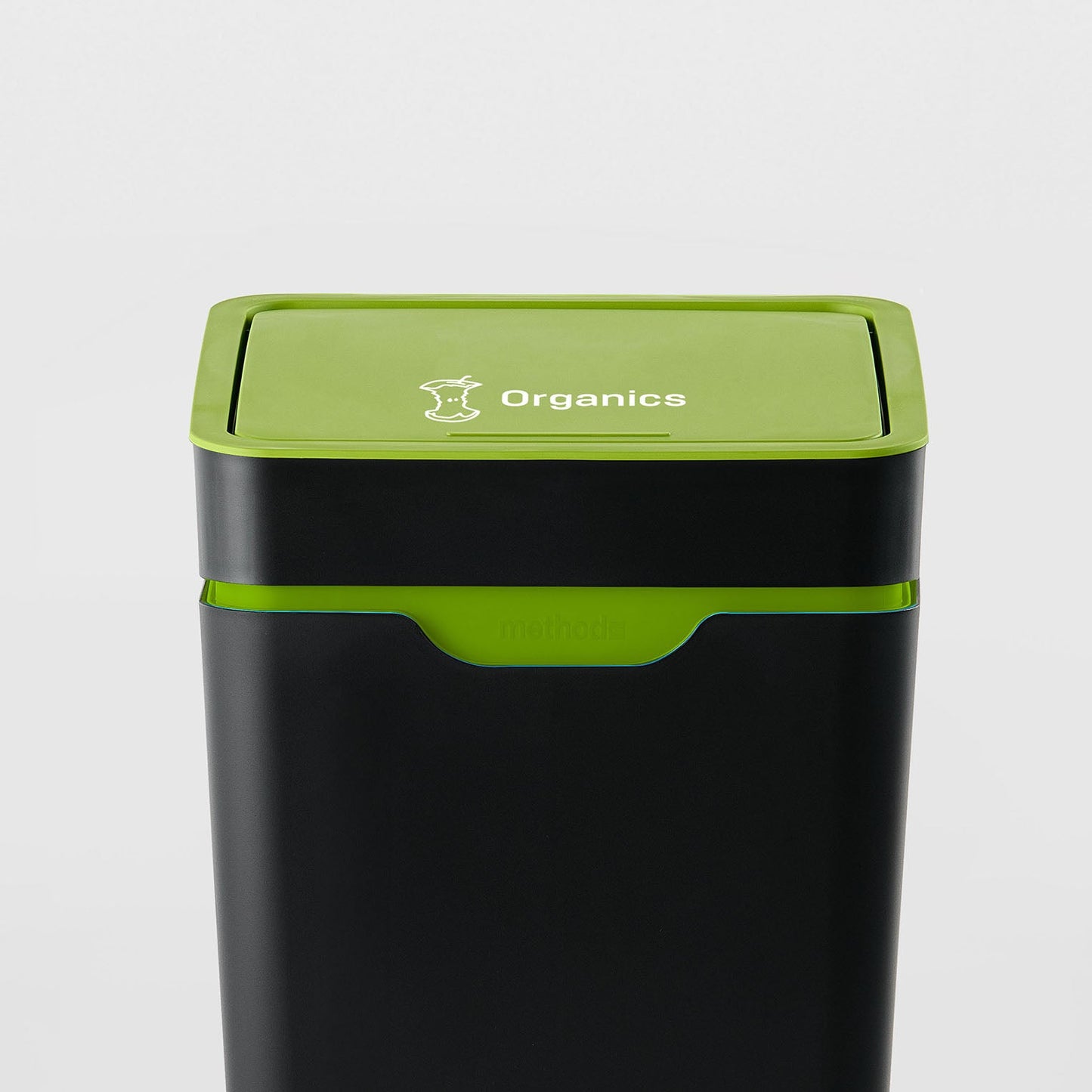 Method Office Recycling Bin Touch Lid 60L | Green Organics