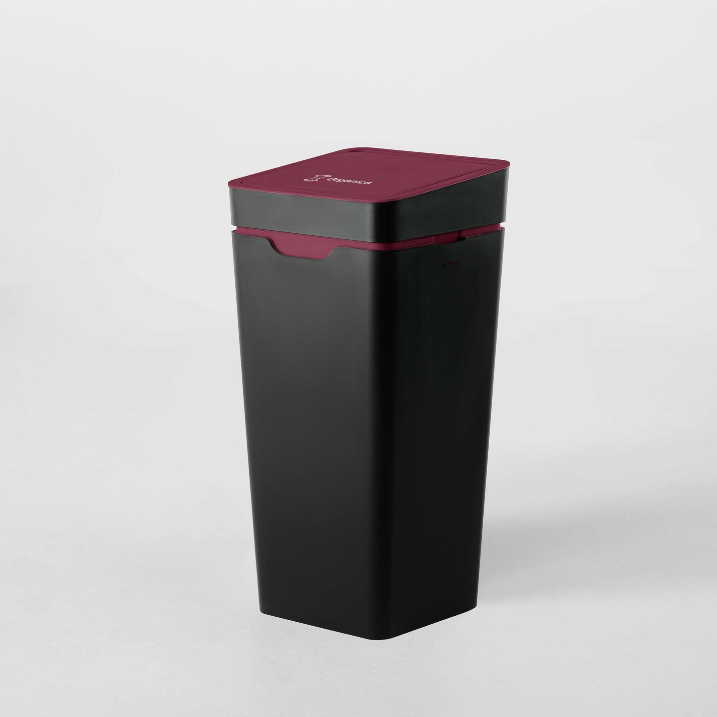 Method Office Recycling Bin Touch Lid 60L | Maroon Organics