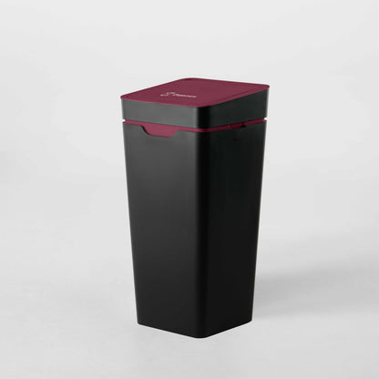 Method Office Recycling Bin Touch Lid 60L | Maroon Organics
