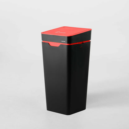 Method Office Recycling Bin Touch Lid 60L | Red Landfill
