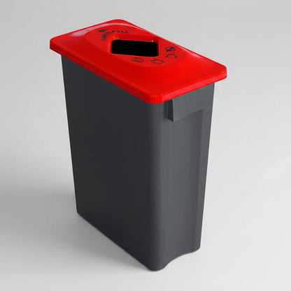 MultiSort Recycling Bin 60L | Red Landfill