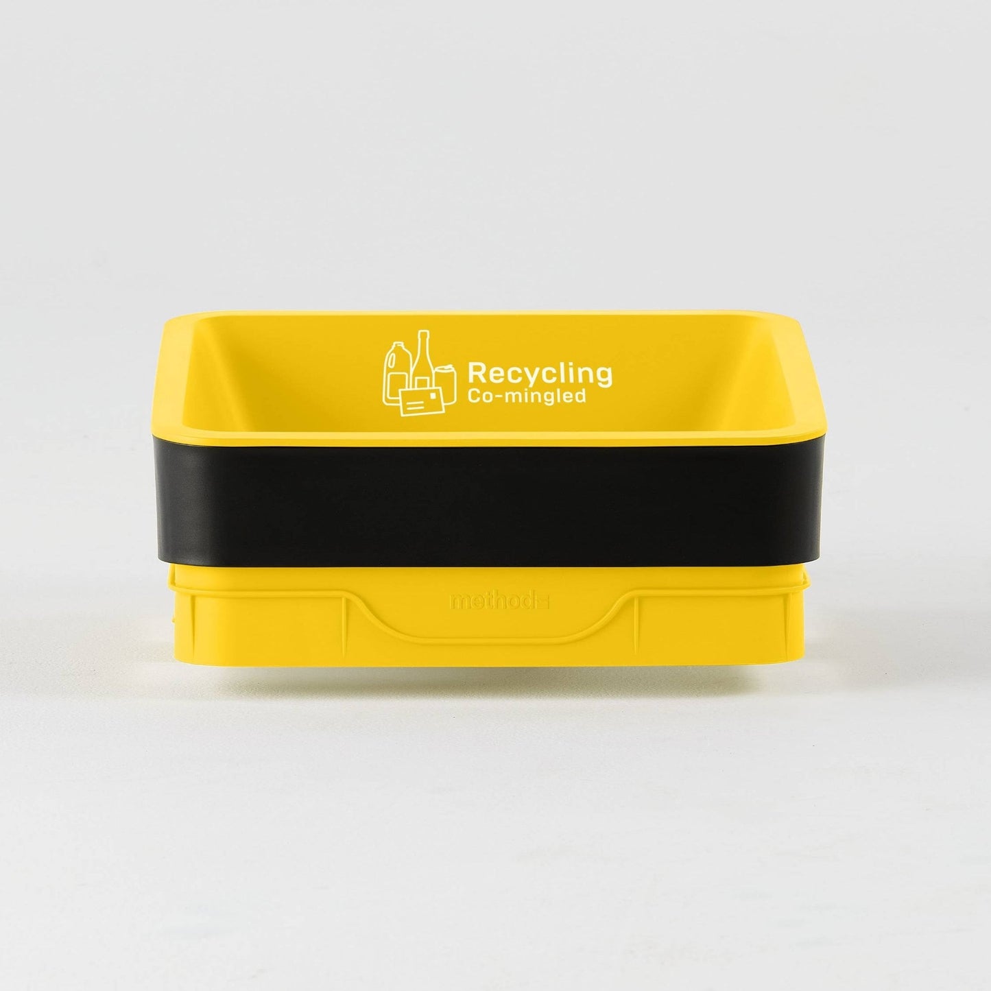 Method 60L Yellow Co-Mingled Recycling - Open Lid Only