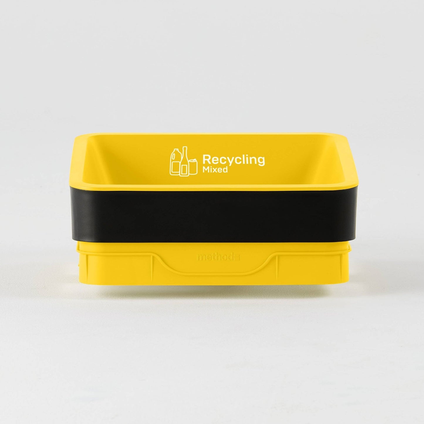 Method Open Lid 60L Yellow Mixed Recycling - Open Lid Only