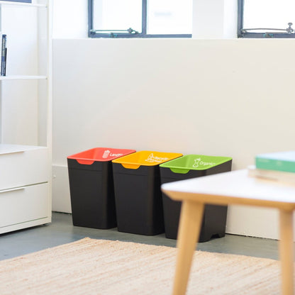 Method Office Recycling Bin 20L | Yellow Mixed Recycling