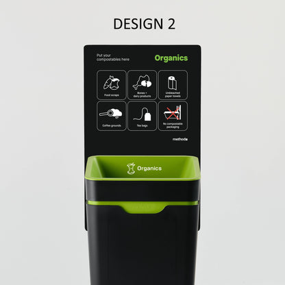 Vertical Sign - Green Organics (for 60L Method bin)