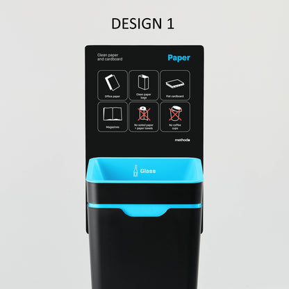 Vertical Sign - Blue Paper (for 60L Method bin)