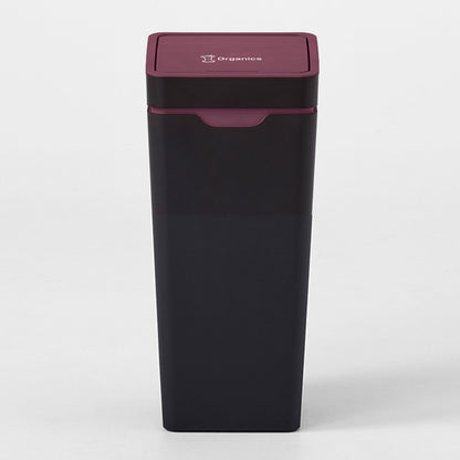 Method Office Recycling Bin Touch Lid 60L | Maroon Organics