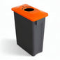 MultiSort Recycling Bin 60L | Orange Soft Plastics