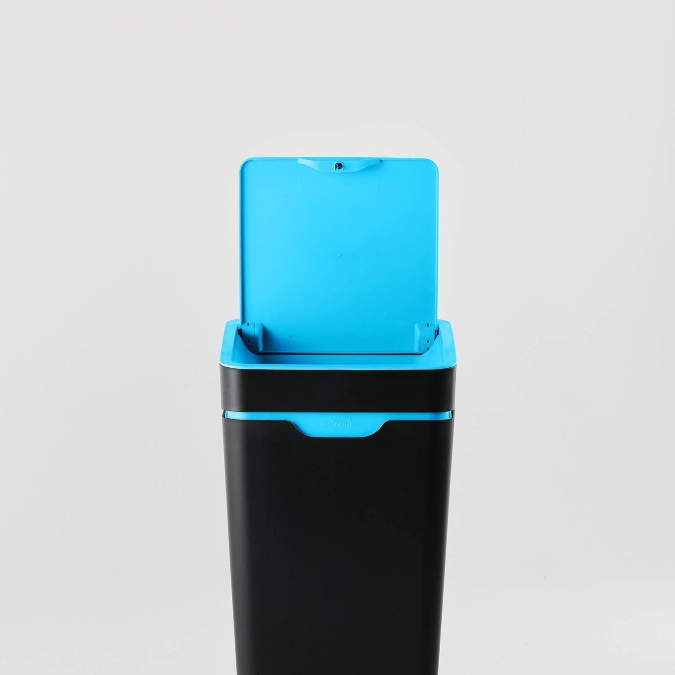 Method Office Recycling Bin Touch Lid 60L | Blue Paper