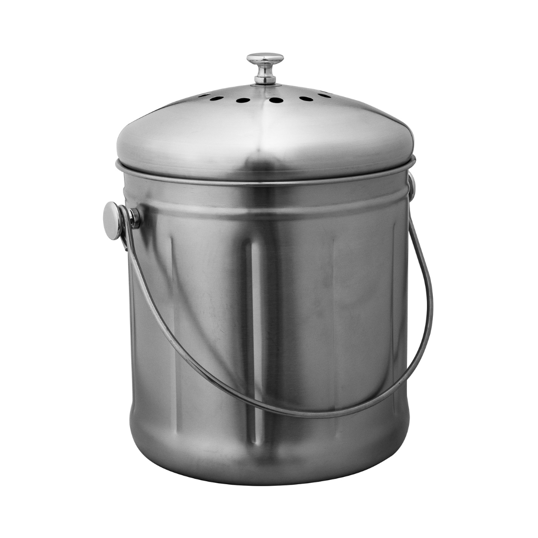 Stainless Steel Compost Caddy Bin 10L | Steel