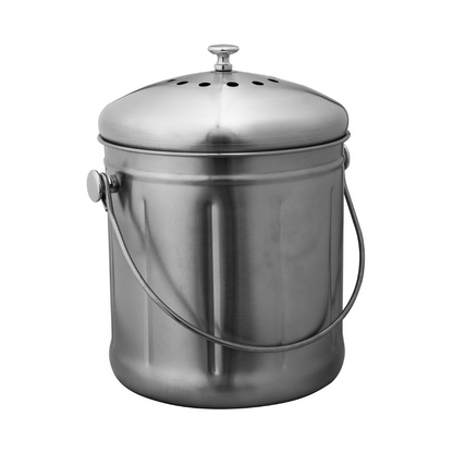 Stainless Steel Compost Caddy Bin 10L | Steel