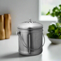 Stainless Steel Compost Caddy Bin 10L | Steel