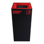 Richmond Recycling Bin Open Lid 52L | Red General Waste