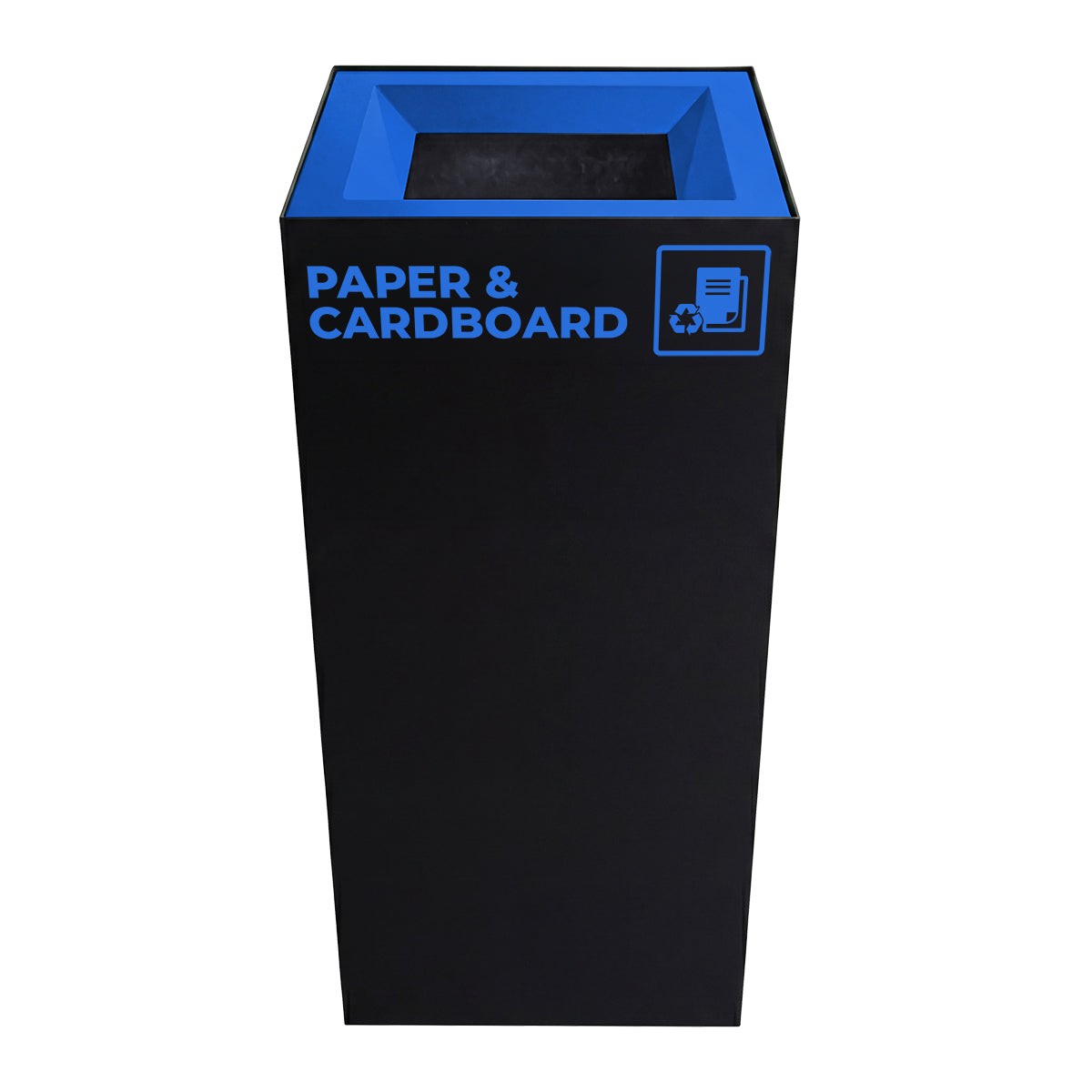 Richmond Recycling Bin Open Lid 52L | Blue Paper & Cardboard