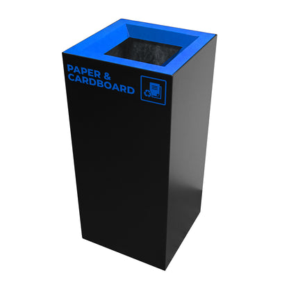 Richmond Recycling Bin Open Lid 52L | Blue Paper & Cardboard