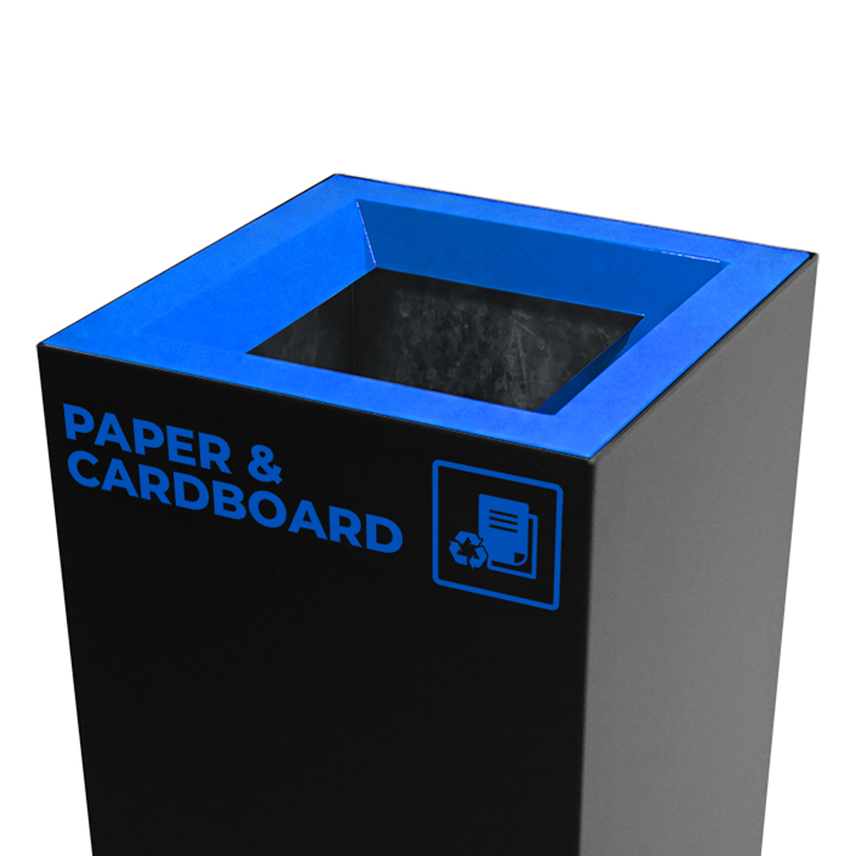 Richmond Recycling Bin Open Lid 52L | Blue Paper & Cardboard